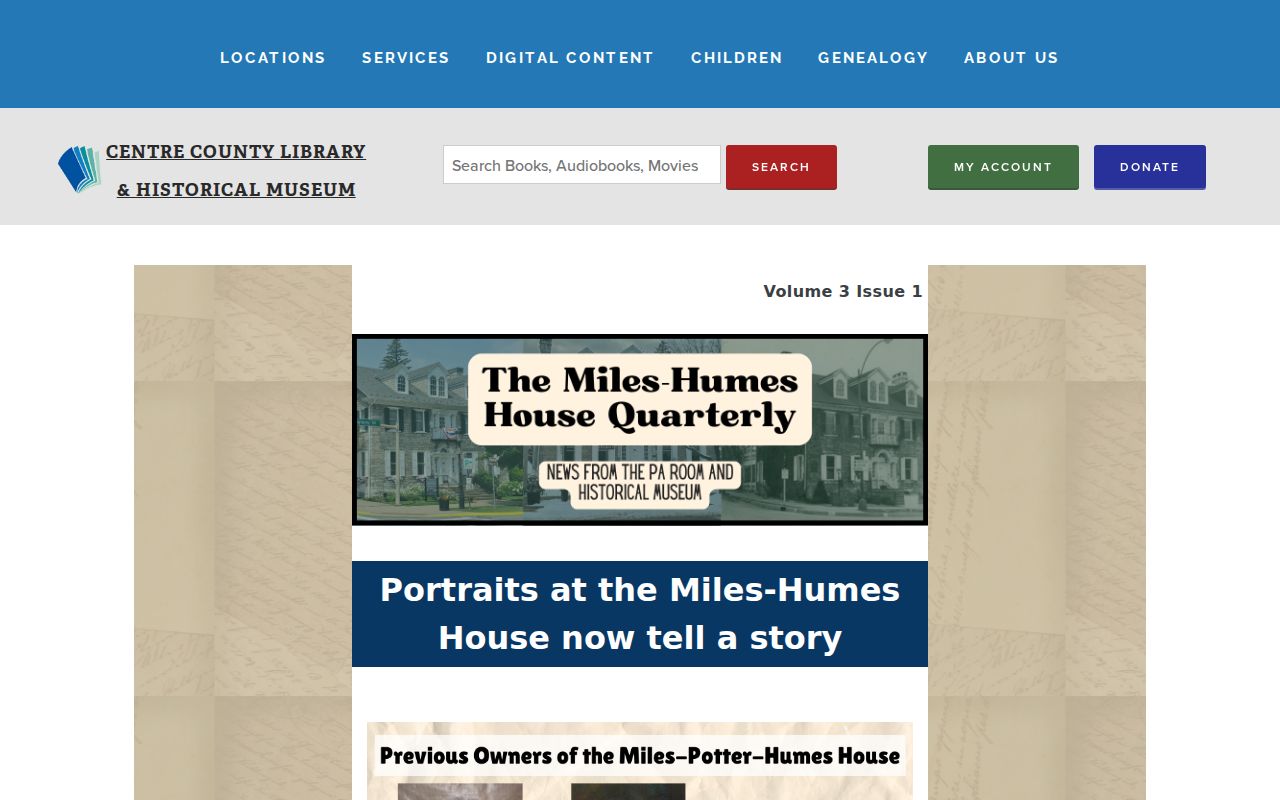 State College city directory estate and marriage record digitization report